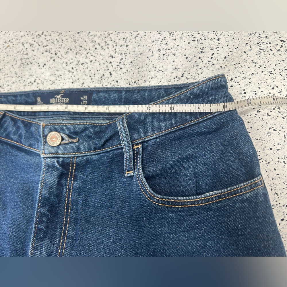Hollister Two-Tone Blue Jeans size W 29/ L 33 - Picture 5 of 7